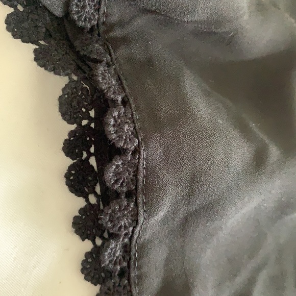 Brandy Melville Black Crochet Trim Leticia Shorts - Picture 4 of 8